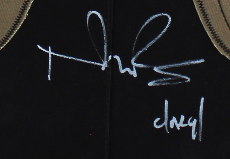 Norman Reedus Signed The Walking Dead Suede Vest with Brown Wings - Image 2