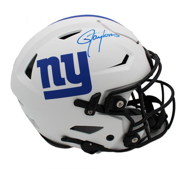 Lawrence Taylor Signed New York Giants Speed Flex Authentic Lunar NFL Helmet - Image 2