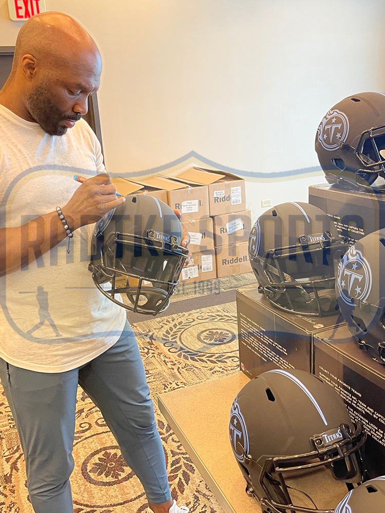 Derrick Mason Signed Tennessee Titans Speed Full Size Eclipse NFL