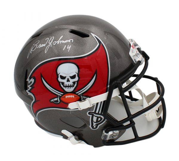 Brad Johnson Signed Tampa Bay Buccaneers Speed Full Size NFL Helmet