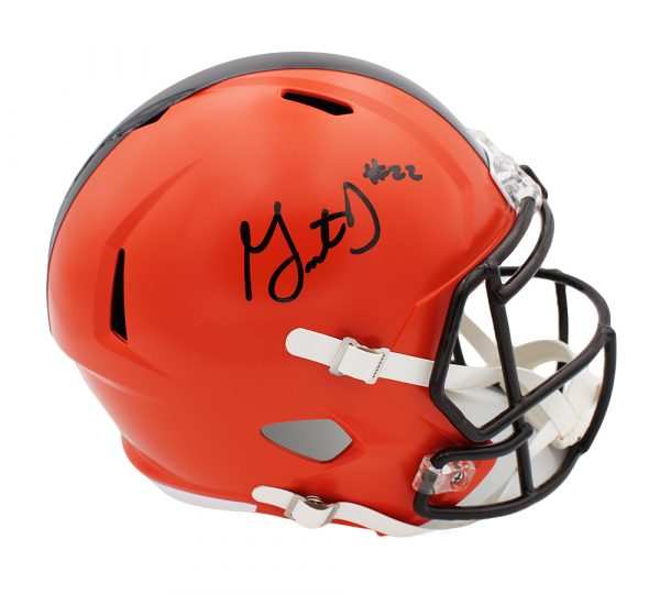 Grant Delpit Signed Cleveland Browns Speed Full Size NFL Helmet