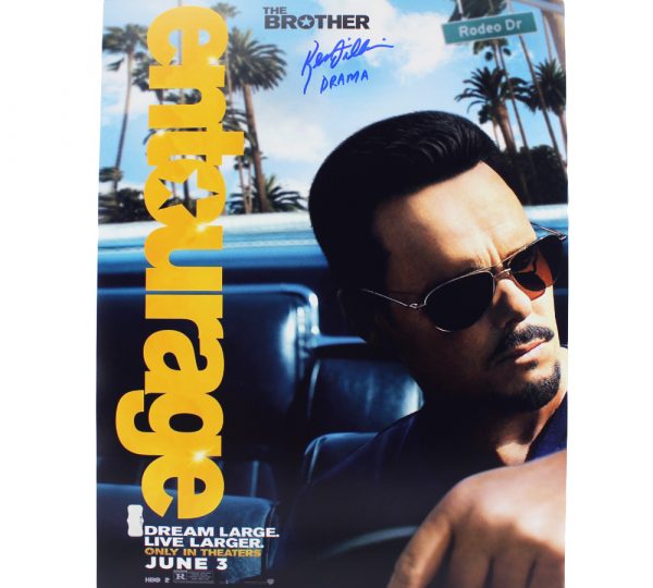 Kevin Dillon Signed Entourage Unframed 16x20 Photo - Close Up-Drama Inscription
