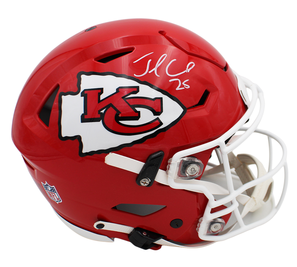 Jamaal Charles Signed Kansas City Chiefs Speed Flex Authentic NFL Helmet - Image 3