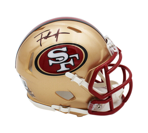 Frank Gore Signed San Francisco 49ers Speed Throwback 96-08 NFL Mini Helmet