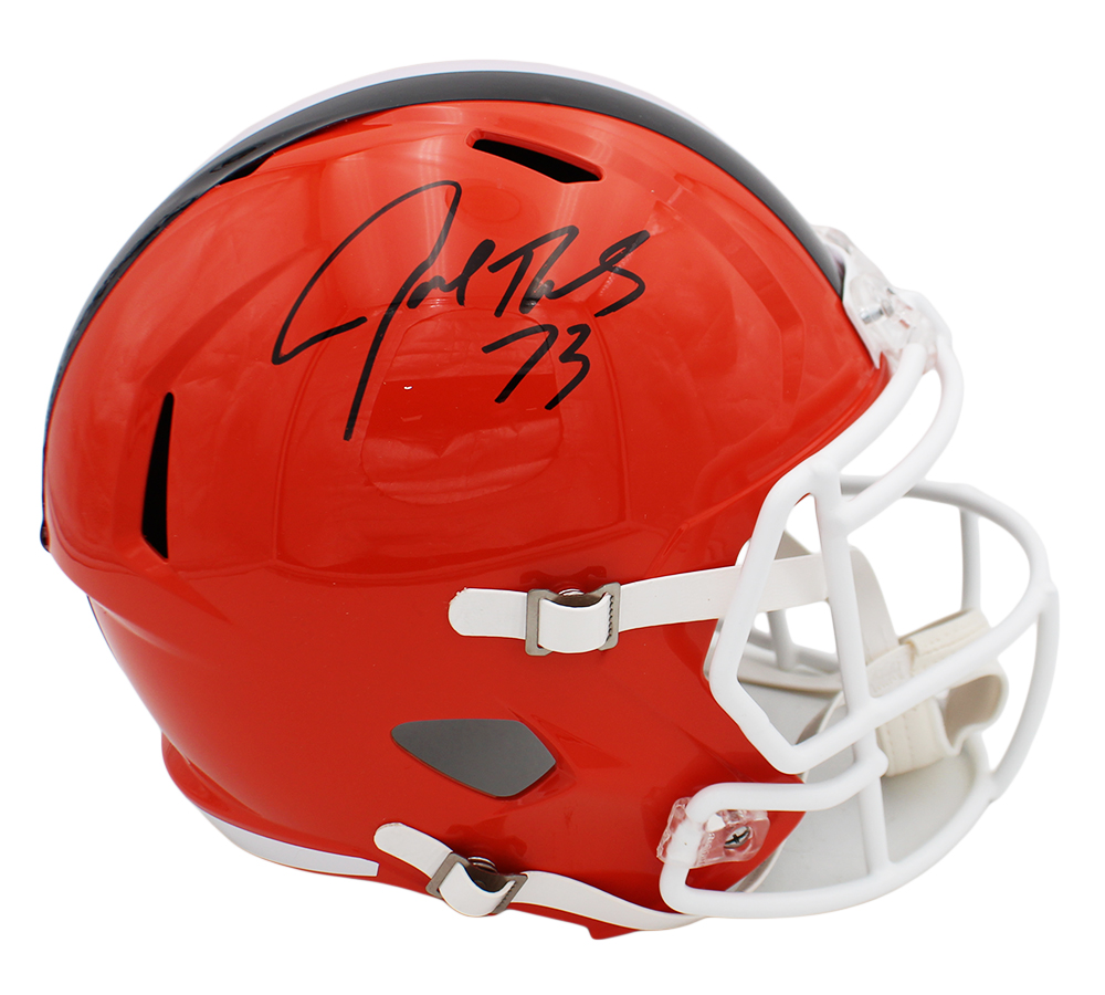 Joe Thomas Signed Cleveland Browns Speed Full Size NFL Helmet