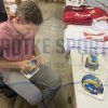 Trent Green Signed Los Angeles Rams Speed NFL Mini Helmet - Image 3