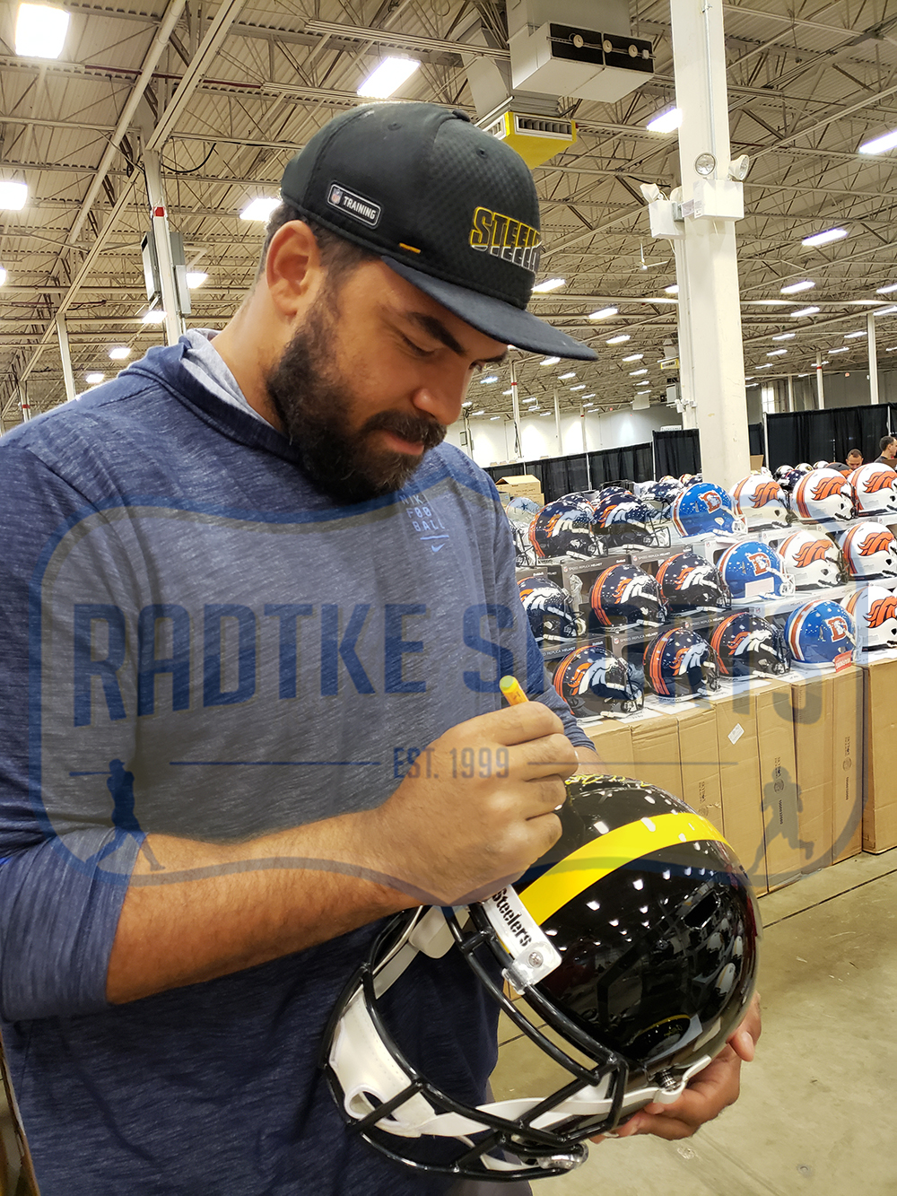 Cam Heyward Signed Pittsburgh Steelers Speed Full Size NFL Helmet - Image 2