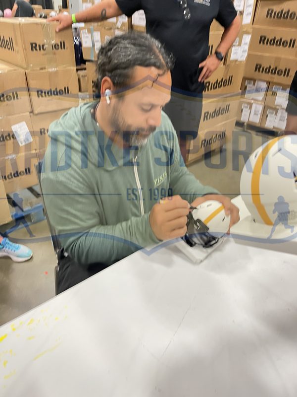 Troy Polamalu Signed Pittsburgh Steelers Speed Lunar NFL Mini Helmet - Image 2