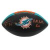 Ricky Williams Signed Miami Dolphins Embroidered Black NFL Football with "Puff, Puff, Run" Inscription - Image 2