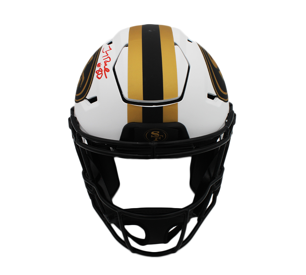 Rice & Montana Signed San Francisco 49ers Speed Flex Authentic Lunar NFL Helmet Radtke Sports Rice & Montana Signed San Francisco 49ers Speed Flex Authentic Lunar NFL Helmet Radtke Sports
