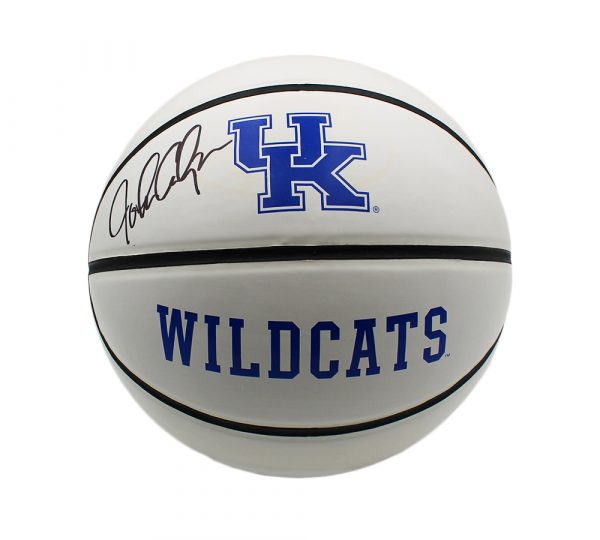 John Calipari Signed Kentucky Wildcats Replica White Panel NCAA Basketball