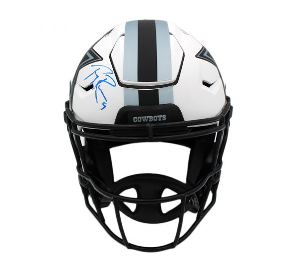 Tony Romo Signed Dallas Cowboys Speed Flex Authentic Lunar NFL Helmet - Image 3