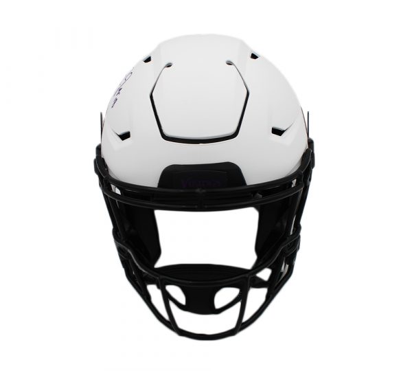 Justin Jefferson Signed Minnesota Vikings Speed Flex Authentic Lunar NFL Helmet - Image 3