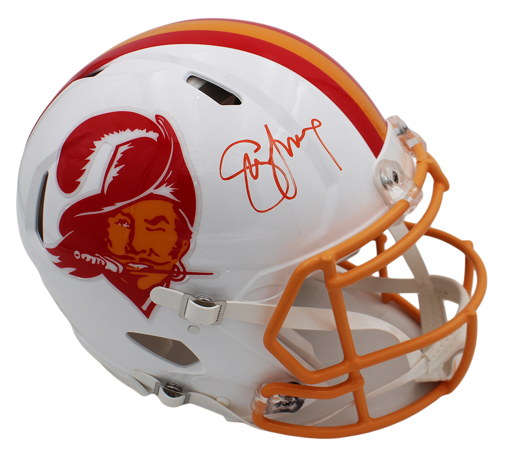 Steve Young Signed Tampa Bay Buccaneers Speed Authentic Throwback White NFL Helmet