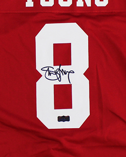Steve Young Signed San Francisco 49ers Nike Game Red Jersey Radtke Sports