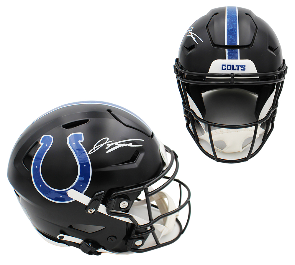 Jonathan Taylor Signed Indianapolis Colts Speed Flex Authentic Alternate Black NFL Helmet