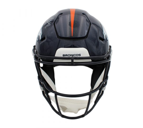 John Elway Signed Denver Broncos Speed Flex Authentic NFL Helmet - Image 3
