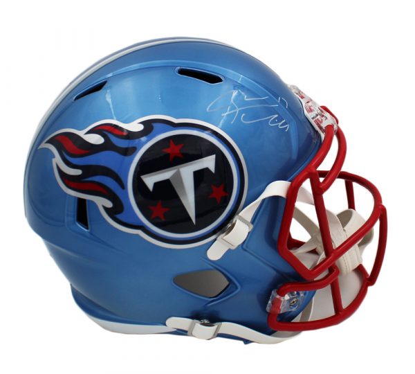 Ryan Tannehill Signed Tennessee Titans Speed Full Size Flash NFL Helmet - Image 2