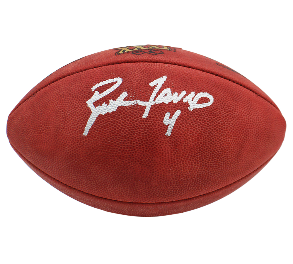 Brett Favre Signed Green Bay Packers Wilson Authentic Super Bowl 31 NFL Football with "Silver Ink" - Image 2
