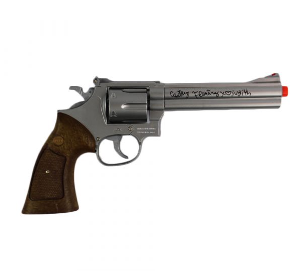 Cailey Fleming Signed The Walking Dead Airsoft Revolver With "Judith" Inscription