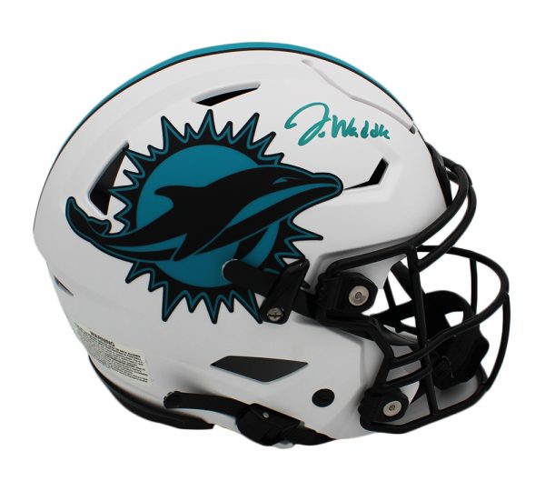 Jaylen Waddle Signed Miami Dolphins Speed Flex Authentic Lunar NFL Helmet - Image 2