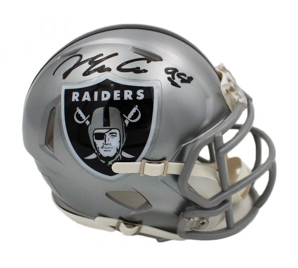 Maxx Crosby Signed Las Vegas Raiders Speed Flash NFL Mini Helmet