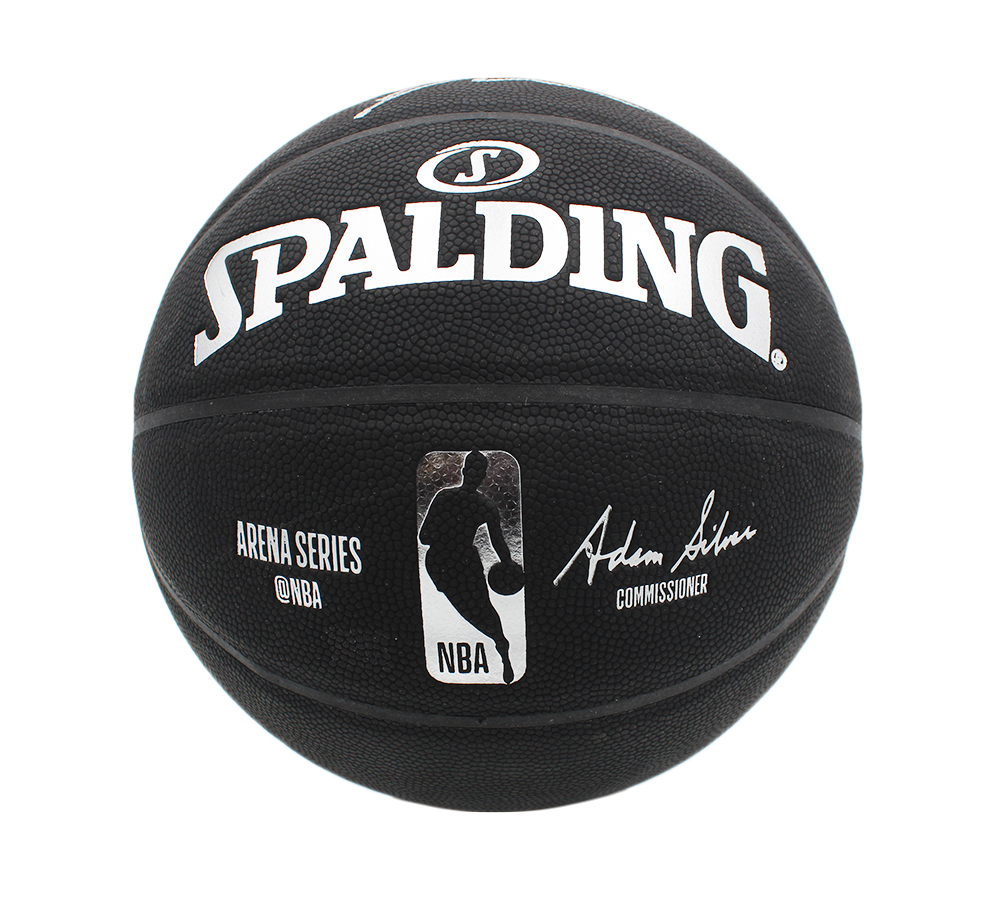 Trae Young Signed Atlanta Hawks Spalding Arena Series Black NBA Basketball - Image 2