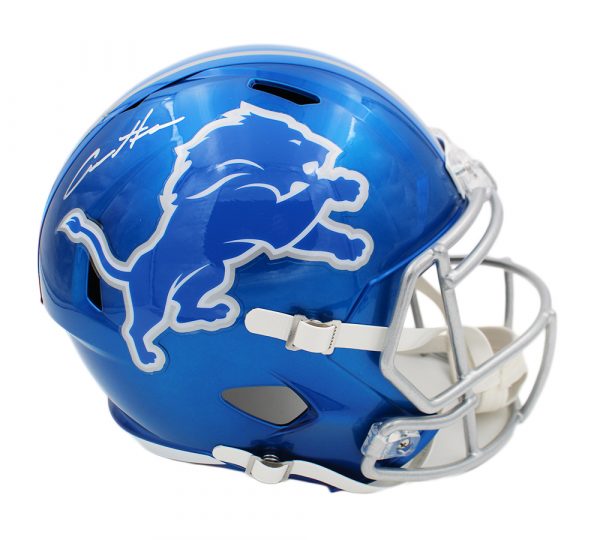 Aidan Hutchinson Signed Detroit Lions Speed Flash Full Size NFL Helmet
