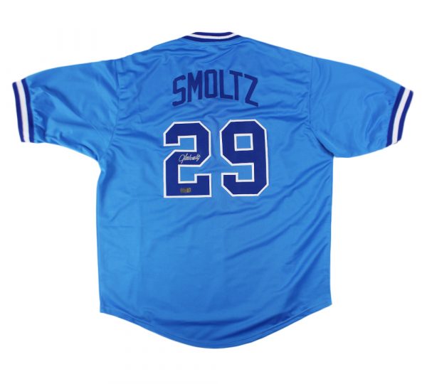 John Smoltz Signed Atlanta Braves Custom Powder Blue MLB Jersey