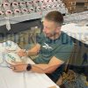 Zach Ertz Signed Philadelphia Eagles Embroidered White NFL Football - Image 4