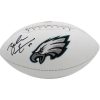 Zach Ertz Signed Philadelphia Eagles Embroidered White NFL Football - Image 2