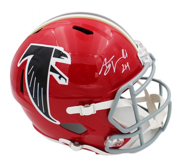 A.J. Terrell Signed Atlanta Falcons Throwback Speed Full Size 2003-2019 NFL Helmet