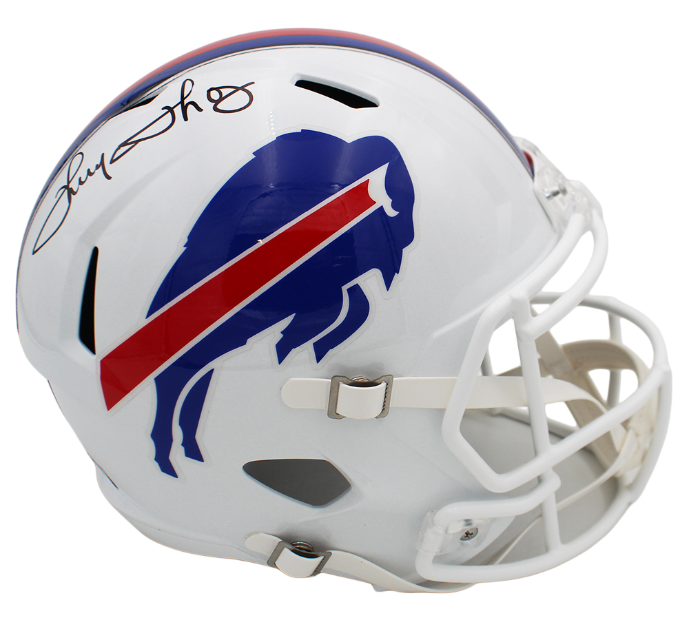 Thurman Thomas Signed Buffalo Bills Speed Full Size NFL Helmet - Image 2