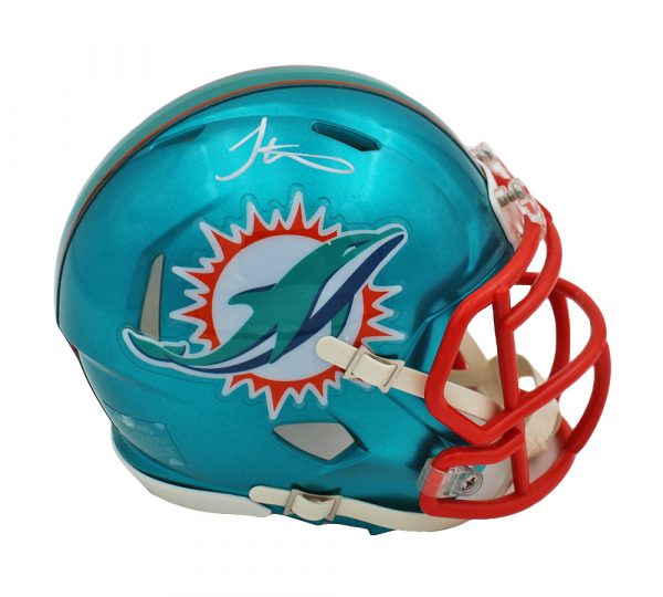 Tyreek Hill Signed Miami Dolphins Speed Flash NFL Mini Helmet