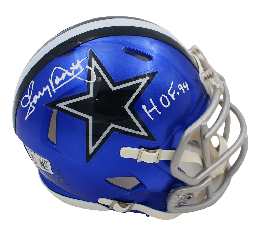 Tony Dorsett Signed Dallas Cowboys Speed Flash NFL Mini Helmet With ...