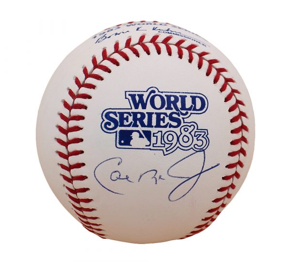 Cal Ripken Jr. Signed Baltimore Orioles Rawlings 1983 World Series Edition MLB Baseball