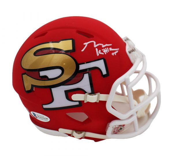 George Kittle Signed San Francisco 49ers Speed AMP NFL Mini Helmet