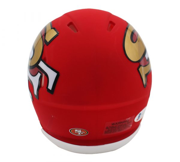 George Kittle Signed San Francisco 49ers Speed AMP NFL Mini Helmet - Image 2