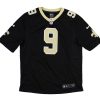 Drew Brees Signed New Orleans Saints Nike Game Black Jersey - Image 2
