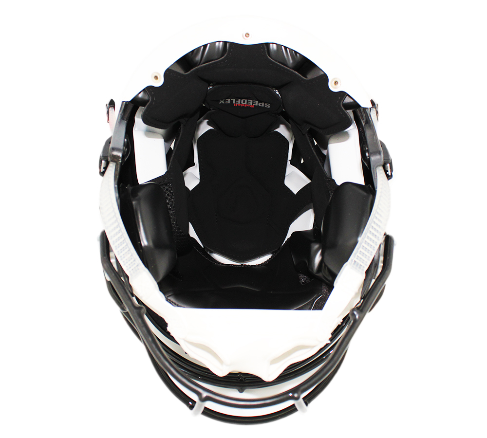 brees speedflex helmet Drew Signed New Orleans Saints Lunar Eclipse Speed Flex Beckett field design Drew Brees Signed New Orleans