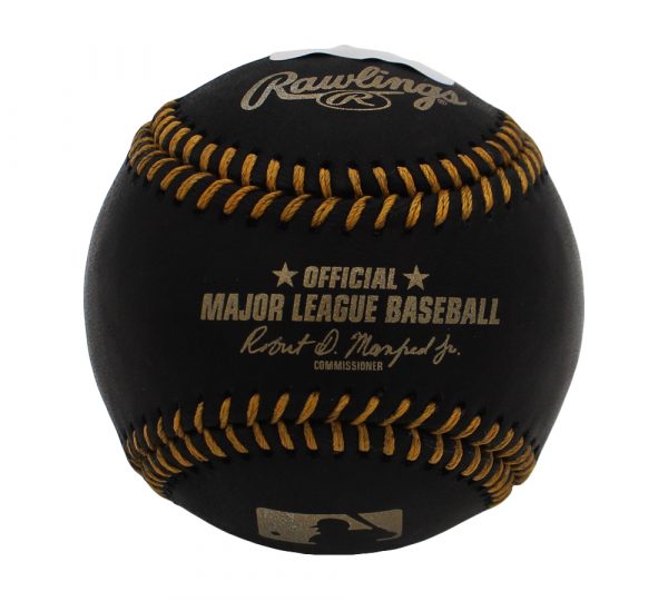 John Rocker Signed Atlanta Braves Rawlings Official Major League Black MLB Baseball With "F NY" - Image 2