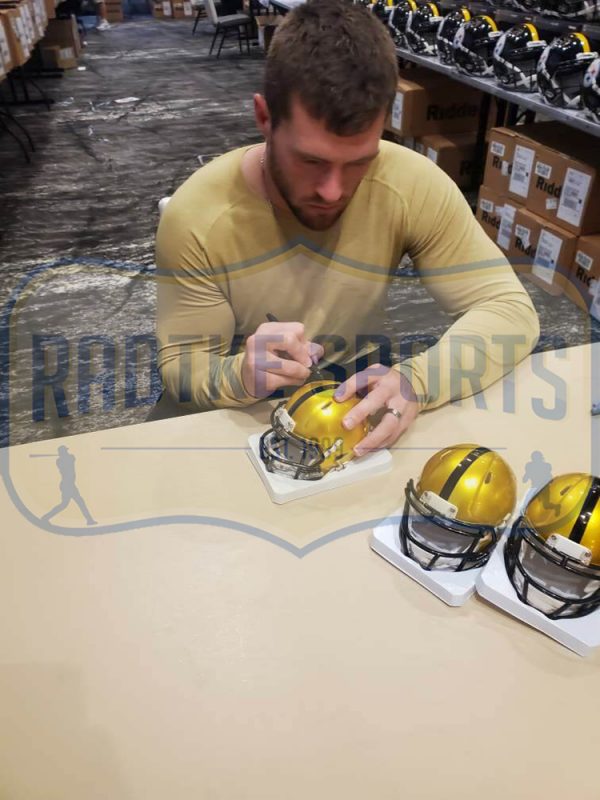 TJ Watt Signed Pittsburgh Steelers Speed Flash NFL Mini Helmet - Image 2