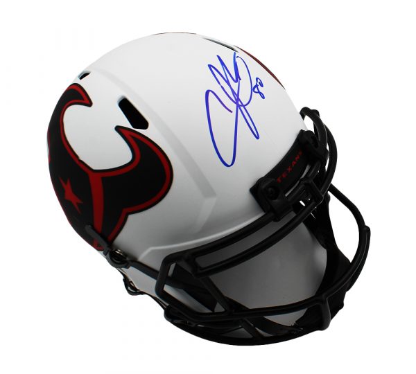 Andre Johnson Signed Houston Texans Speed Full Size Lunar NFL Helmet