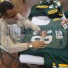 Randall Cobb Signed Green Bay Custom Green Jersey - Image 3