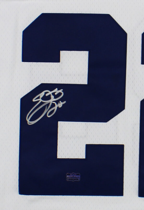 Emmitt Smith Signed Dallas Cowboys Mitchell & Ness Replica White NFL Jersey - Image 2