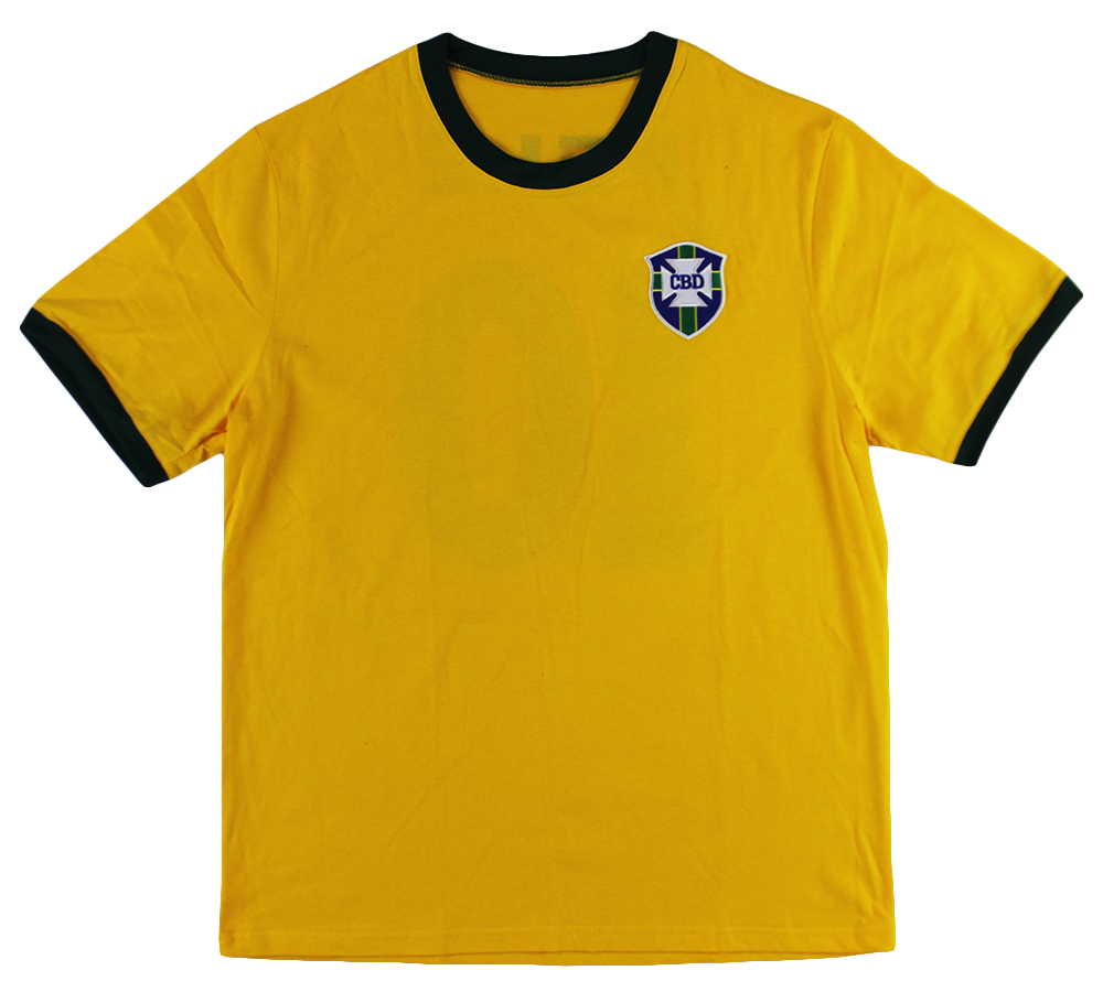 Pele Signed Brazil Authentic Yellow Jersey - Image 3