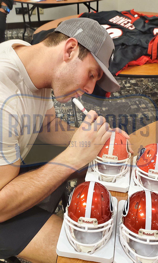 Brock Bowers Signed Bulldogs Speed 2022 National Champion