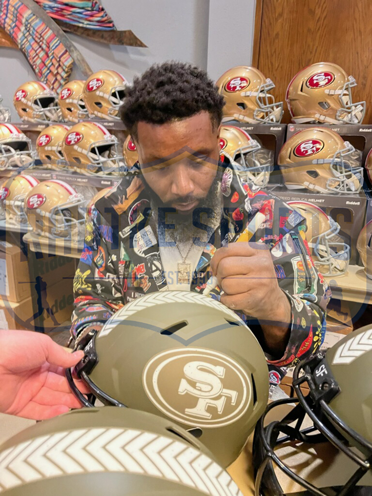 NaVarro Bowman Signed San Francisco 49ers Speed Salute To Service NFL ...