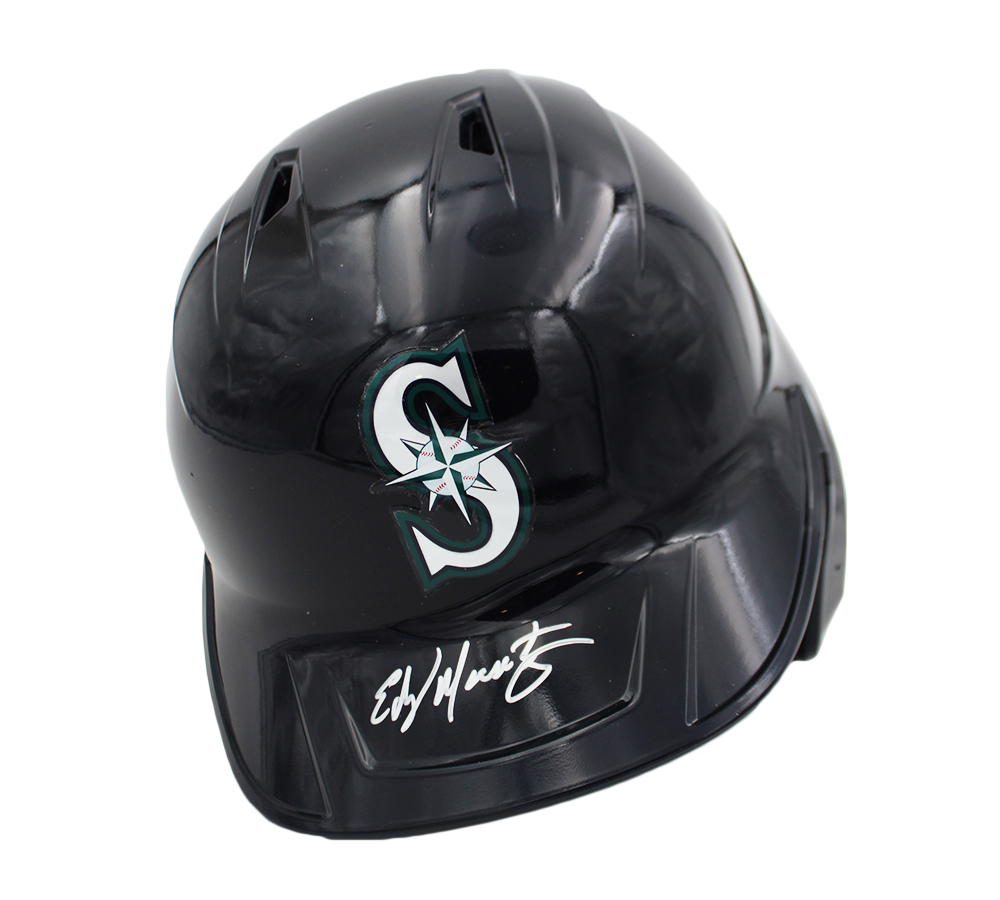 Edgar Martinez Signed Seattle Mariners Rawlings Mach Pro MLB Helmet