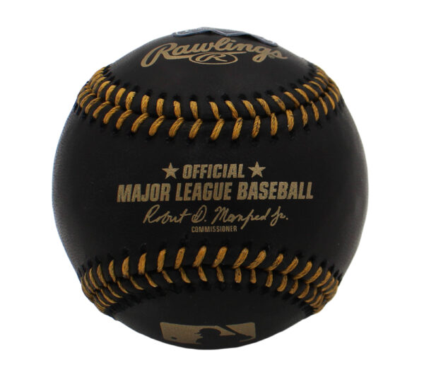 Randy Johnson Signed Seattle Mariners Rawlings Official Major League Black MLB Baseball with "Big Unit" Inscription - Image 2